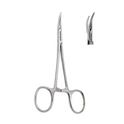 IS IndoSurgicals Mosquito Artery Forceps (5", Curved) image 1
