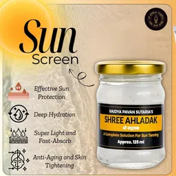 PARAYANI NADI VAIDYA PAVAN SUTARIA'S "SHREE AHLADAK" sun protector / protect from suntan / deep hydrating / super light / fast absorbing / non sticky / sunscreen / best for Summers / anti aging / skin tightening / daily use gel image 3