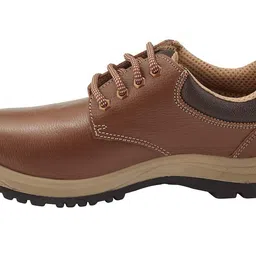 NEOSAFE Centaur A2024_7 Men's Low Ankle Limited Edition Executive ISI Marked Safety Shoes with Steel Toe (7, Brown) image 4