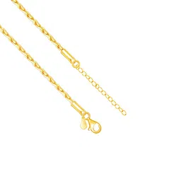 giva 925 Silver Golden Tranquil Waters Chain | Gifts for Women and Girls | With Certificate of Authenticity and 925 Stamp | 6 Months Warranty* image 2