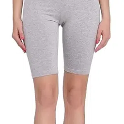 diving deep Anti-Chafing Boyshorts Women Shorties | Stretchable Skin Fit Shorts Tights | Cotton Slip Biker Shorts Under Dresses Underwear for Women & Girls High Waist Women's Shorts - (Pack of 2) image 5