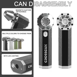 suzilo Air Blower - Super Jet Fan V.2, Turbo Powered Portable Mini Blower, Industrial 150000 RPM Air Duster for Car, Cleaning, Camping (Blue) image 2