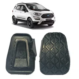 Nutoluck Preumium Quality Non-Slip Manual Silicon Rubber Brake and Clutch Paddle For Ford Eco Sport Extra Grip Performance Car Rest Pad 1 PCS image 1