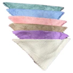 Nishti Premium Microfiber Handkerchief for Women and Baby| Soft & Durable Plain Hanky | Gentle on Skin image 2