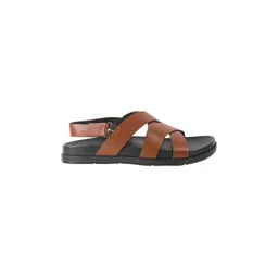metro Men's Faux Leather Casual Comfort Sandal image 4