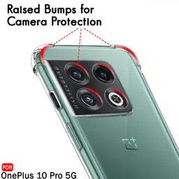 TheGiftKart Shockproof Clear Back Cover Case for OnePlus 10 Pro 5G | 360 Degree Protection | Hard Transparent Back Cover Case for OnePlus 10 Pro 5G (PC & TPU, Transparent Bumper) image 5