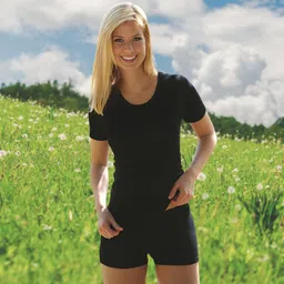 ecoable Women’s Thermal Underwear: Moisture Wicking Merino Wool Silk Boy Shorts image 2