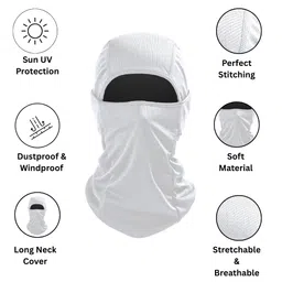 The Tie Hub Full Face Balaclava Mask – UV Protection Bike Riding, Cycling & Ski Mask for Men & Women – Breathable Outdoor Full Face Mask (Pack of 2) image 2