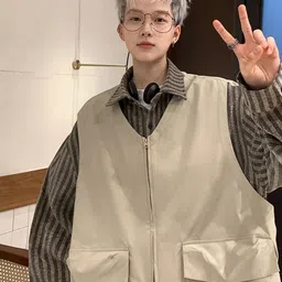 HERE&NOW Men Original Striped Oversized Casual Shirt image 4