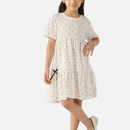 Juniors by Babyshop Polka Dot Print A-Line Dress-image-69