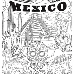 parragon Travel Posters Drawing & Colouring Books image 3