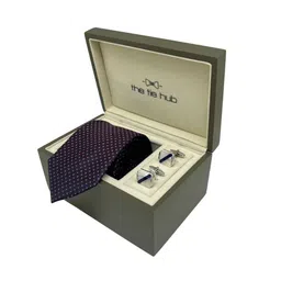 The Tie Hub Men Tie, Cufflinks, Pocket Square Accessory Gift-image-84