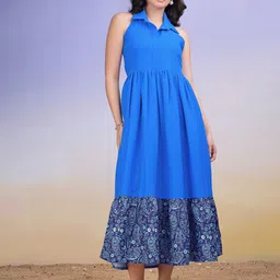 PURVAJA Fit & Flare Midi Dress-picture-12