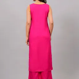 Maquien Women Regular Kurta with Palazzos image 4