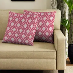 NEUDIS Red 16" x 16" Cushion Covers - Set of 2-picture-25