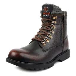 Bacca Bucci Men's Snowman Brown Snow Boots image 3