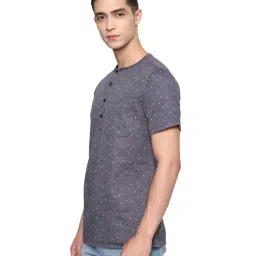 Forever 21 Grey Regular Fit Cotton Shirt image 3