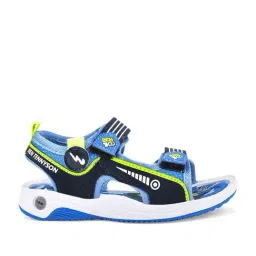 Campus Kids Blue Floater Sandals-picture-10