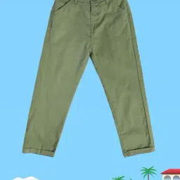 MINIKLUB Kids Green Solid Pants-image-12
