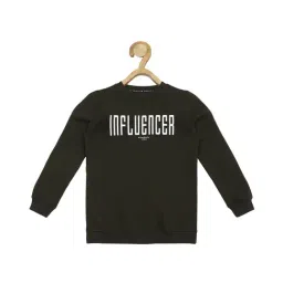 Allen Solly Junior Black Graphic Print Full Sleeves Sweatshirt-picture-25