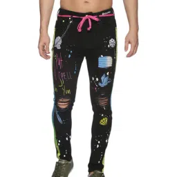 Kultprit Black Skinny Fit Printed Jeans-picture-20