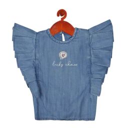 Tiny Girl Blue Printed Top-picture-27