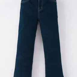 Ed-a-Mamma Kids Navy Cotton Regular Fit Jeans-picture-24