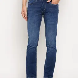 Duke Dark Blue Slim Fit Stretchable Jeans-picture-15