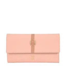 Baggit Pink Textured Wallet for Women-image-22