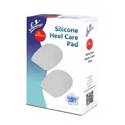 Flamingo L Size White Moderate Support Silicone Heel Care Pad Pair OC 2395 image 2