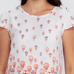 Zink London Off White Printed Box Top image 5