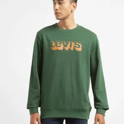 levi's Men's Brand Logo Crew Neck Sweatshirt image 1
