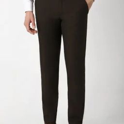 Van Heusen Brown Slim Fit Trousers-picture-18