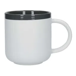 La Cafetiere Barcelona White & Grey Ceramic Latte Mug (0.45 L) image 3