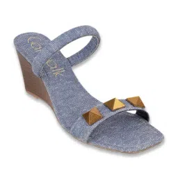 Catwalk Women's Blue Casual Wedges-picture-19
