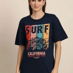 Dillinger Navy Printed T-Shirt image 1