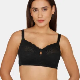 Zivame Black Non-Wired Full Coverage Bra image 1