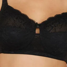 Zivame Black Non-Wired Full Coverage Bra image 4