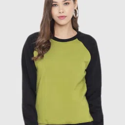 Trend Arrest Green Regular Fit Sweatshirt image 1