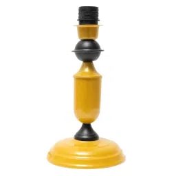 Homesake Murphy Golden & White Metal Table Lamp With Cylinder Shade (LED Bulb Included) image 5