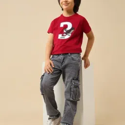 U.S. Polo Assn. Boys Grey Cotton Jeans image 5