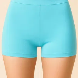 Attire Zone Women Skinny Fit Cotton Sports Shorts-image-92