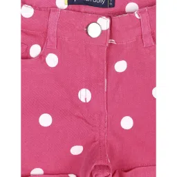 Allen Solly Junior Pink & White Printed Shorts image 3