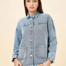 Coolsters by Pantaloons Girls Medium Blue Cotton Solid Full Sleeves Casual Tops & Tees-picture-31