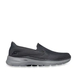 Skechers Men's GO WALK 6 - ORVA Charcoal Walking Shoes image 1