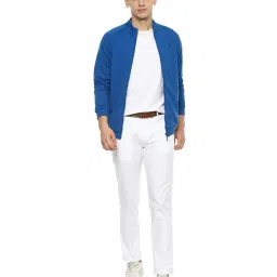 Louis Philippe Blue Regular Fit Sweatshirt image 5