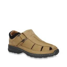 Woodland Men's Camel Fisherman Sandals image 2