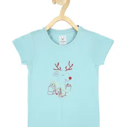 Allen Solly Junior Blue Graphic T-Shirt image 1