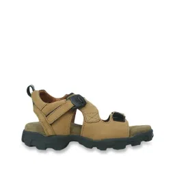 Woodland Men's Camel Floater Sandals image 1