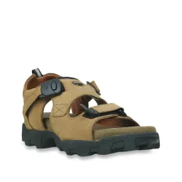 Woodland Men's Camel Floater Sandals image 2